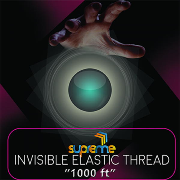 Invisible Elastic (1000 ft Spool) by Supreme Magic...