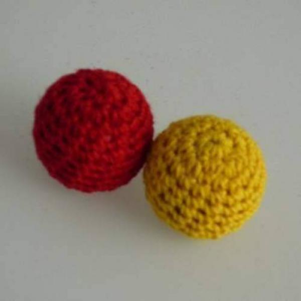 Crochet Ball (Yellow) - 2.2 cm