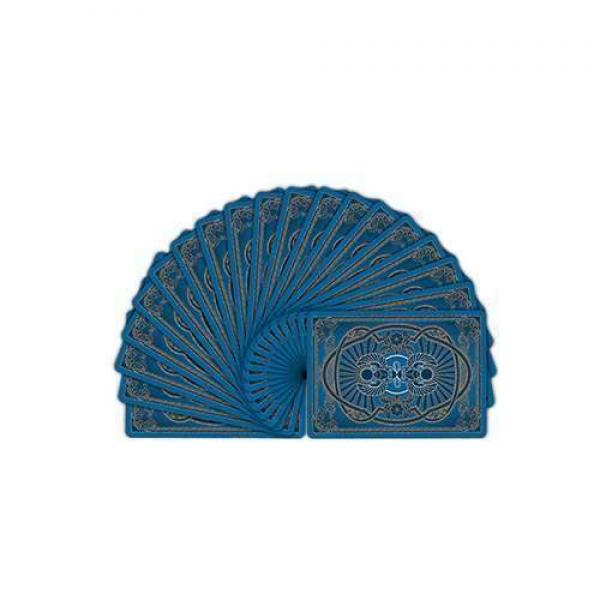 Bicycle Scarab (Blue) Playing Cards by Crooked Kings