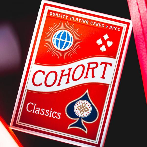Cohorts Red Playing Cards - Luxury-pressed E7