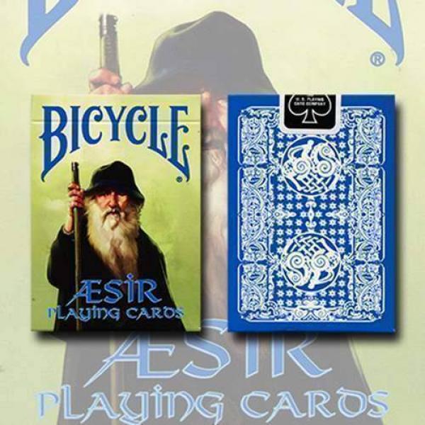 Bicycle Blue AEsir Viking Gods Deck (Blue) by US Playing Card Co.