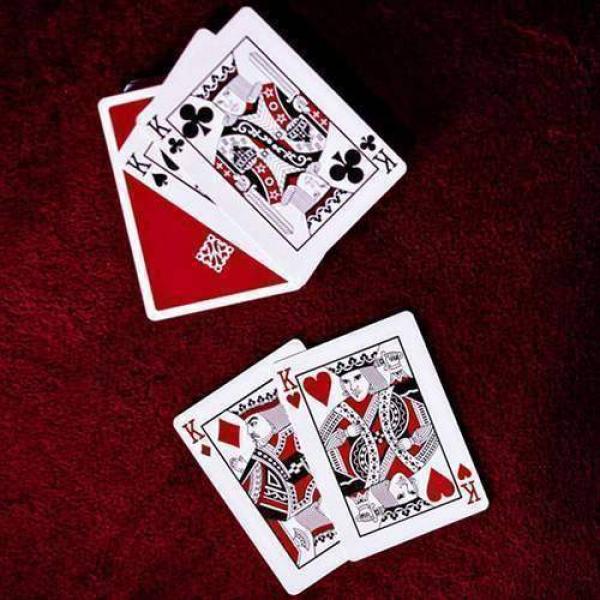 Bicycle Rounders playing cards by Madison & Ellusionist- Scarlet - Rare