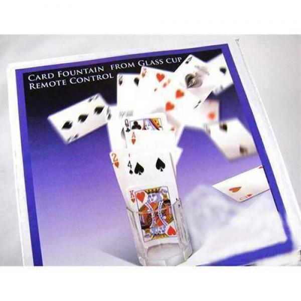 Card Fountain From Glass Cup - Remote Control