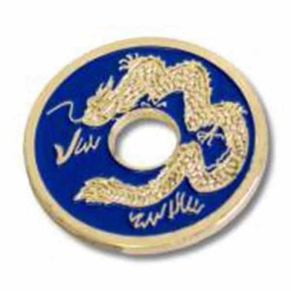 Chinese Coin (Blue - Half Dollar Size)