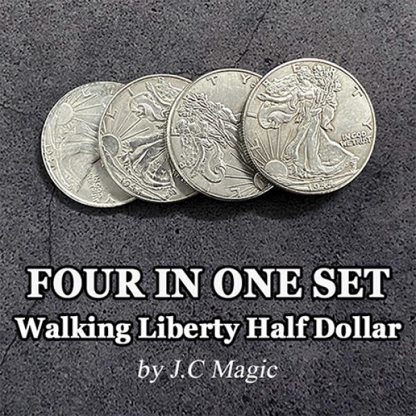 Four in One Walking Liberty Half Dollar Set by J.C...