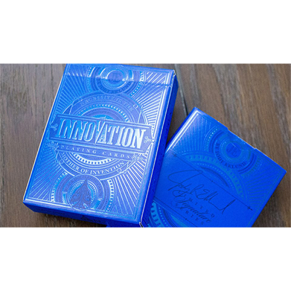 Innovation - Blue Signature Edition Playing Cards by Jody Eklund