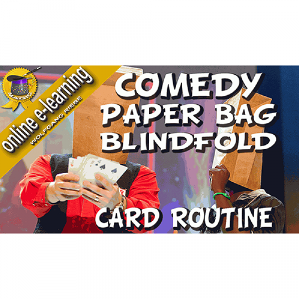 Comedy Paper Bag Blindfold Routine by Wolfgang Rie...
