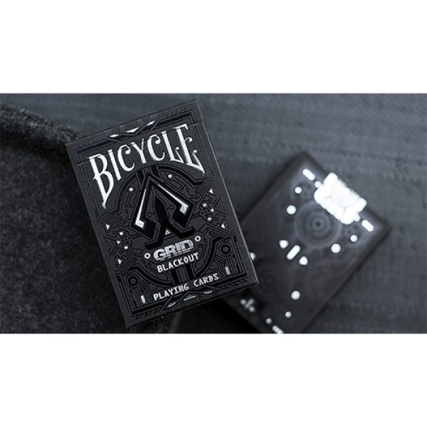 Limited Edition Bicycle Grid Blackout Playing Card...