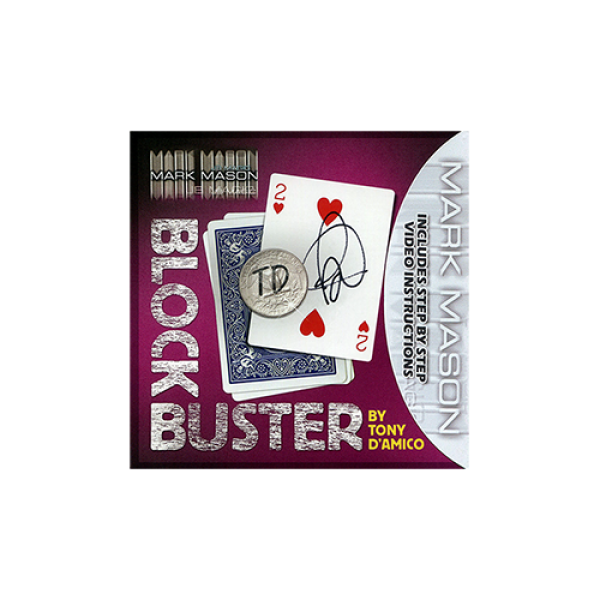 BLOCK BUSTER Blue (Gimmick and Online Instructions) by Tony D'Amico and Mark Mason