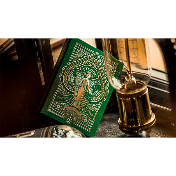 Limited Edition Green Tycoon Playing Cards by theo...