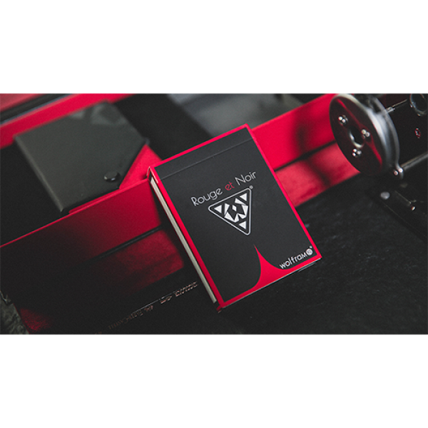 Limited Edition Wolfram V2 Rouge et Noir Playing C...