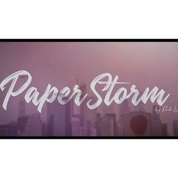 Paperstorm Red (DVD and Gimmicks) by Rich Li - DVD