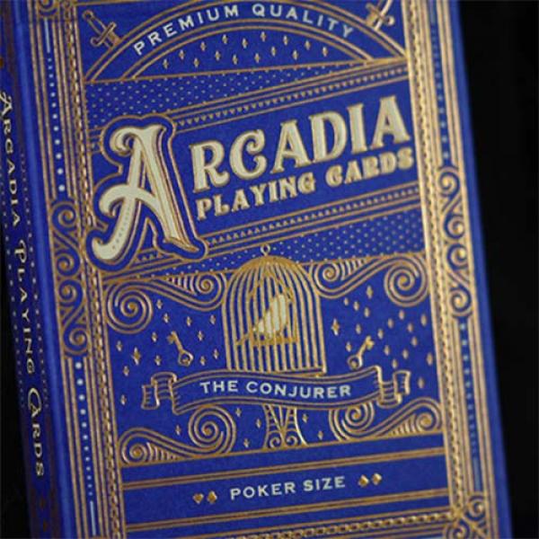 The Conjurer Playing Cards (Blue) by Arcadia Playi...