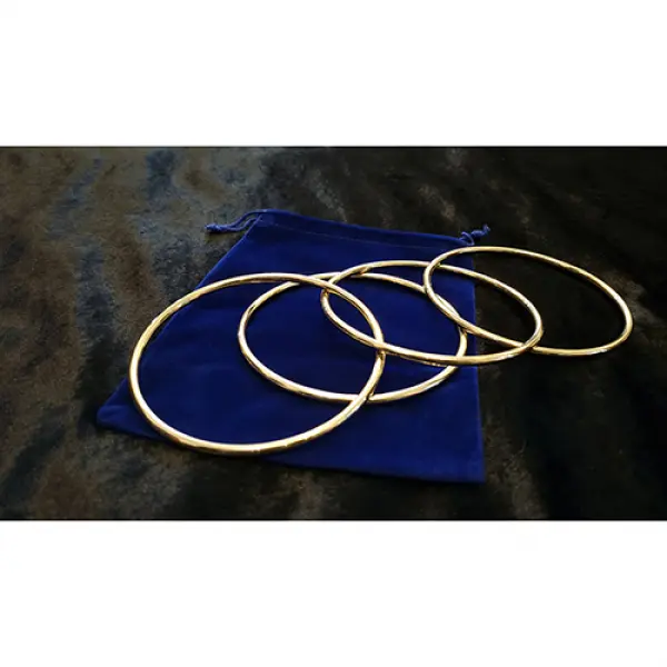 Close Up Linking Rings GOLD (BLUE BAG) (Gimmicks &...