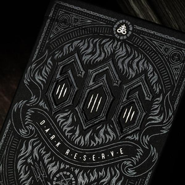 666 Dark Reserves (Silver Foil) Playing Cards by R...