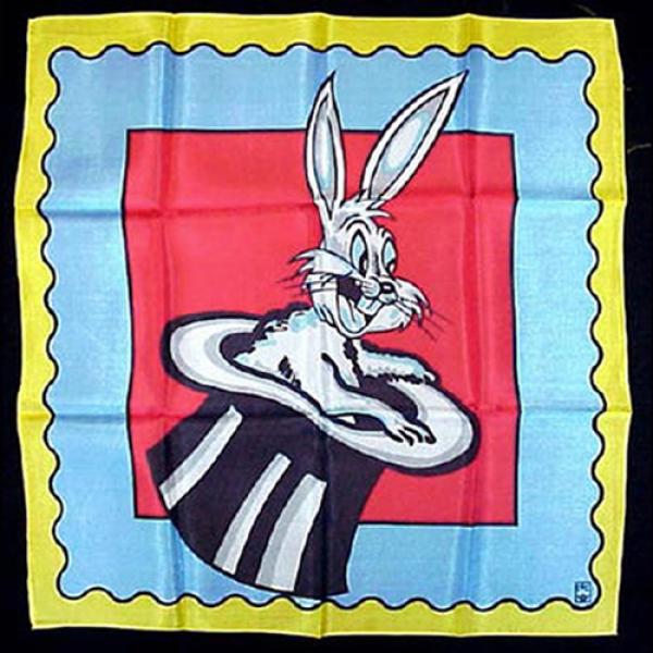 Rice Picture Silk 45 cm (Rabbit in Hat) by Silk King Studios