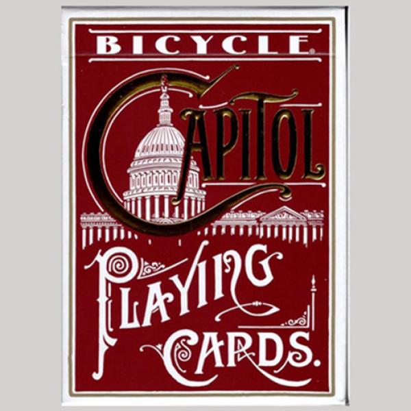 Bicycle Capitol (RED) Playing Cards by US Playing ...