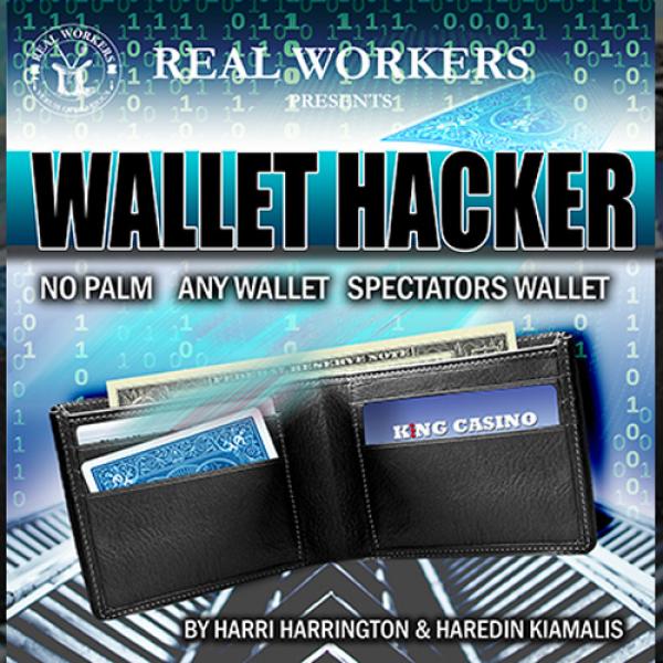Wallet Hacker BLUE (Gimmicks and Online Instruction) by Joel Dickinson
