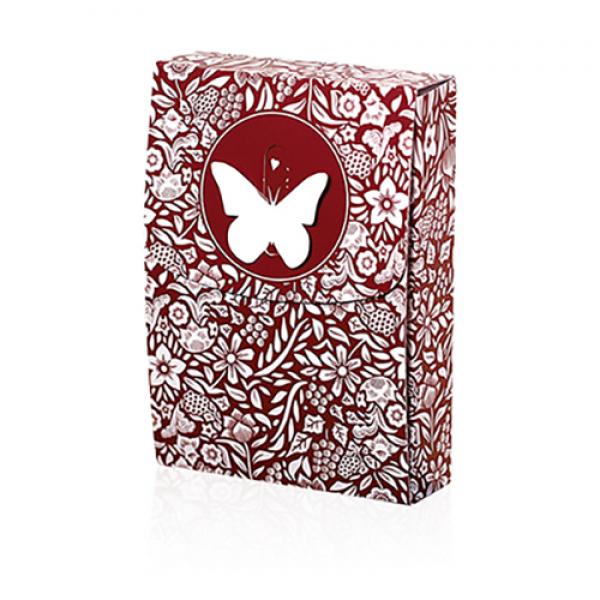 Butterfly Playing Cards Marked (Red) 3rd Edition b...