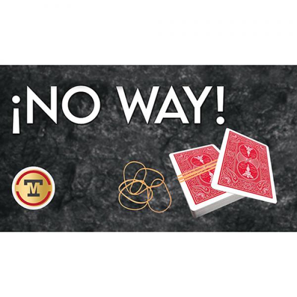 No Way! (Gimmicks and Online Instructions) by Marcel and Tango Magic