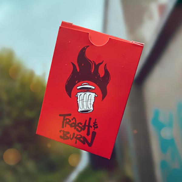 Trash & Burn (Red) Playing Cards by Howlin' Ja...