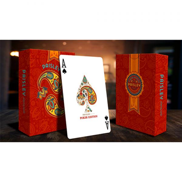 Paisley Poker Red Playing Cards by by Dutch Card H...