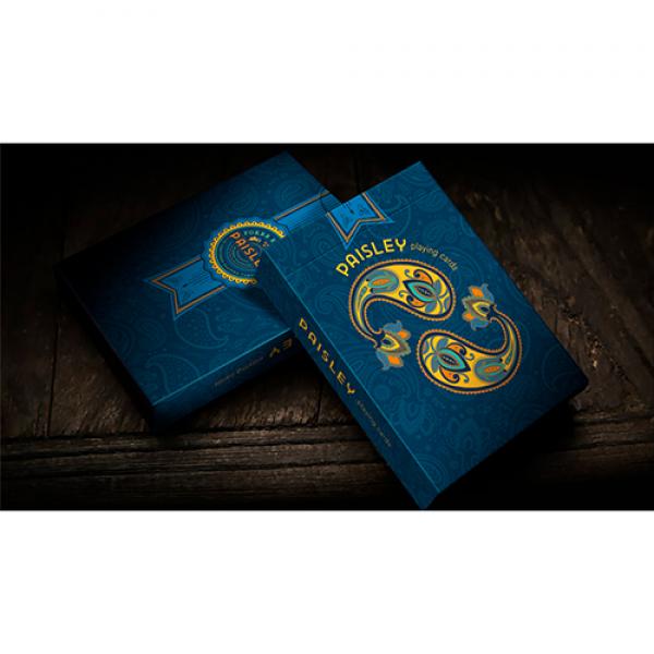 Paisley Poker Blue Playing Cards by by Dutch Card ...