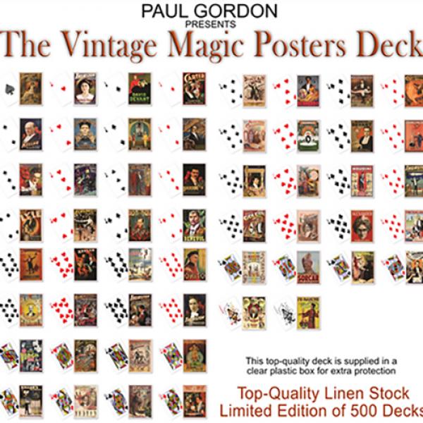 Vintage Magic Posters Deck from Paul Gordon