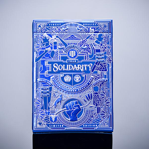 Solidarity (Navy Blue) Playing Cards By Riffle Shu...