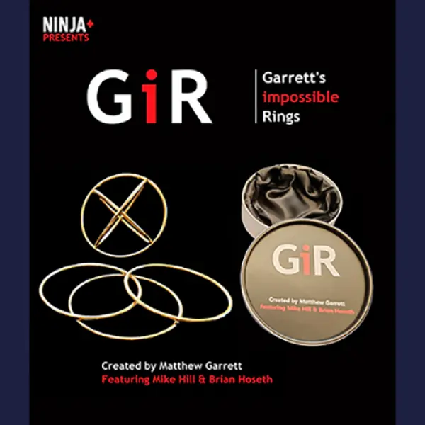 GIR Ring Set GOLD (Gimmick and Online Instructions...