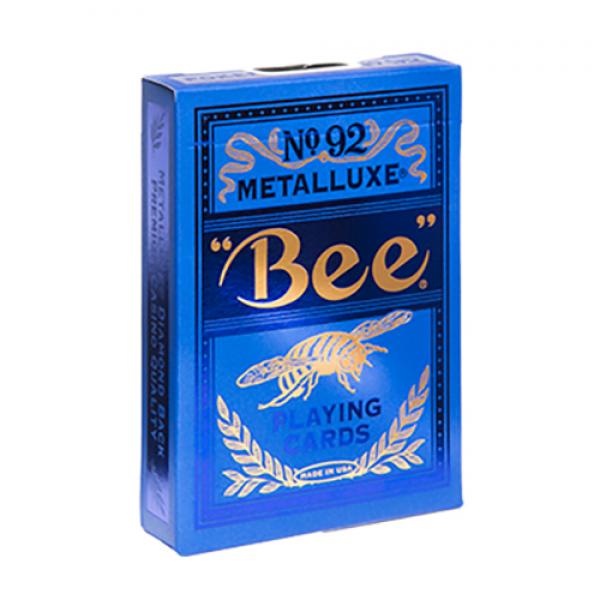 Bee Blue MetalLuxe Playing Cards by US Playing Car...
