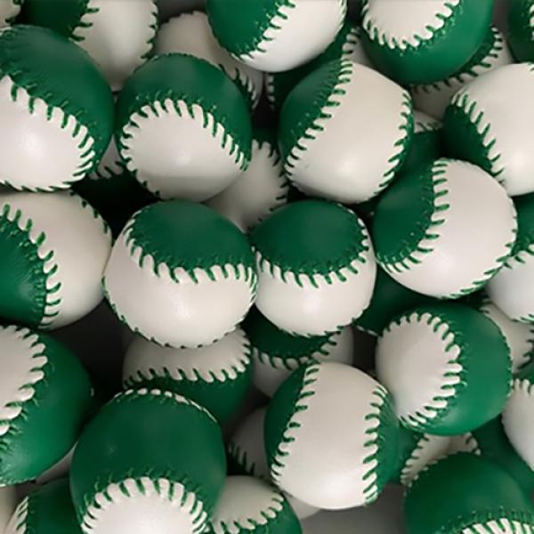 Set of  4 Leather Balls for Cups and Balls (Green ...