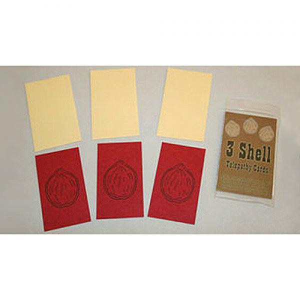 3 SHELL TELEPATHY CARDS by Chazpro Magic