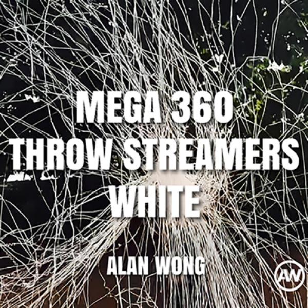 MEGA 360 Throw Streamers WHITE by Alan Wong