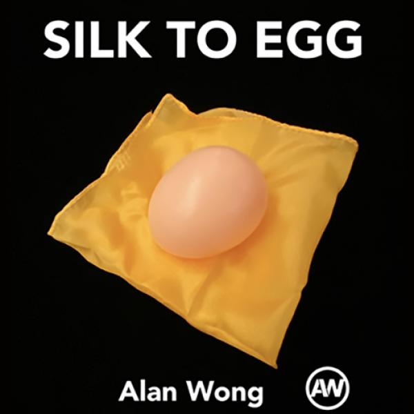 Silk To Egg (Brown/with Yellow silk) by Alan Wong