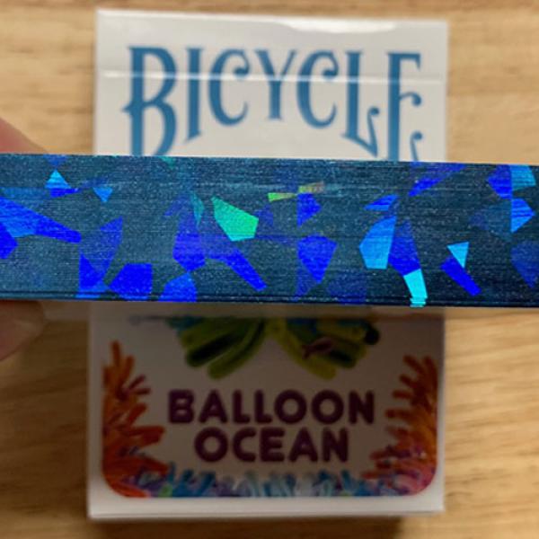Gilded Bicycle Balloon (Ocean) Playing Cards