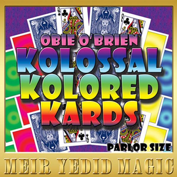Obie O'Brien Kolossal Kolor Cards Parlor Size (Gimmicks and Online Instructions)
