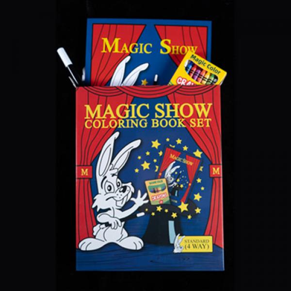 MAGIC SHOW Coloring Book DELUXE SET (4 way) by Mur...