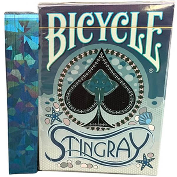 Gilded Bicycle Stingray (Teal) Playing Cards