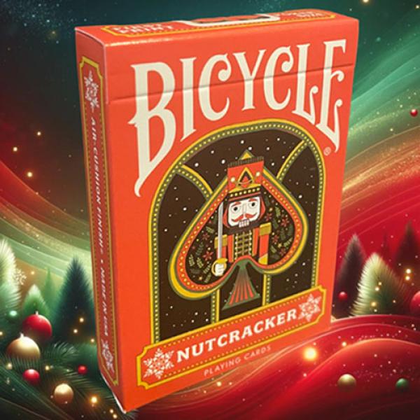Bicycle Nutcracker (Red) Playing Cards
