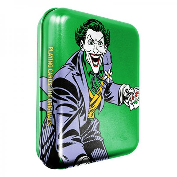 DC Super Heroes - Joker Playing Cards - Tattoo Tin Boxes Display
