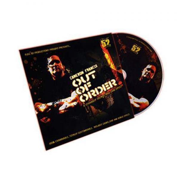 Out of Order by Cameron Francis - DVD and Cards