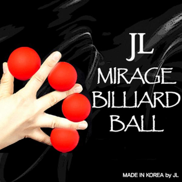 Mirage Billiard Balls (5 cm) by JL (RED, 3 Balls a...