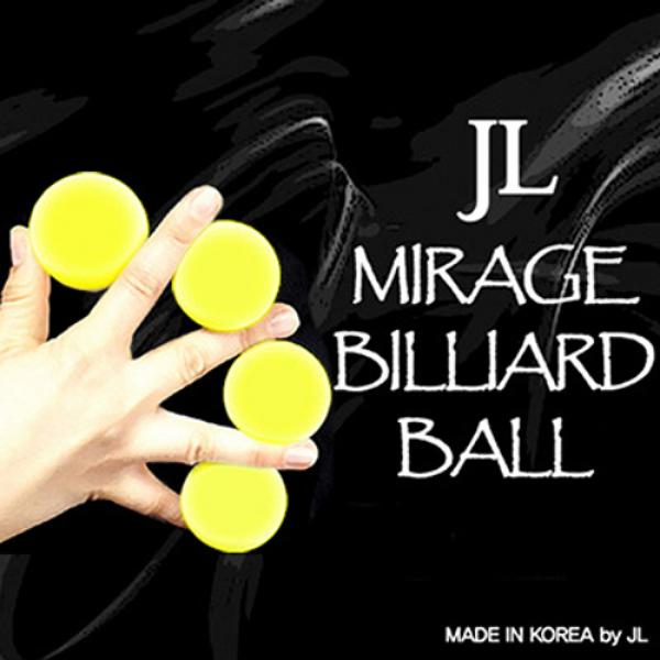 Mirage Billiard Balls by JL (Yellow, 3 Balls and S...
