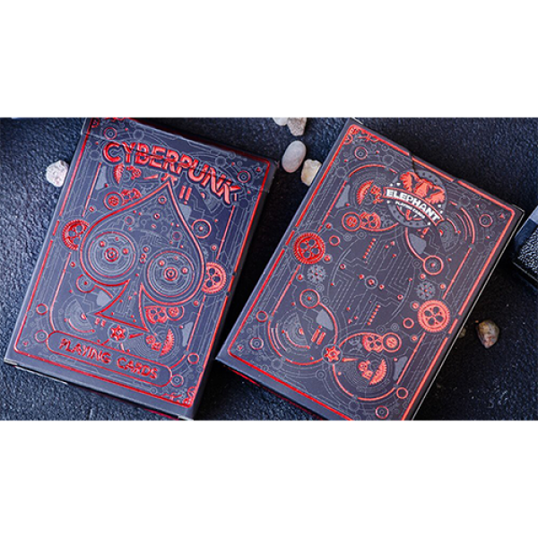 Cyberpunk Red by Elephant Playing Cards