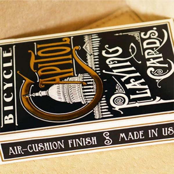 Bicycle Capitol (BLACK) Playing Cards by US Playing Card