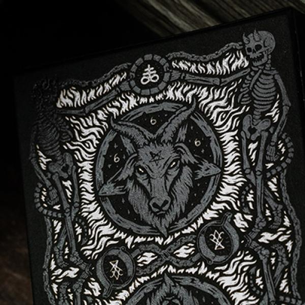 666 Dark Reserves (Silver Foil) Playing Cards by Riffle Shuffle