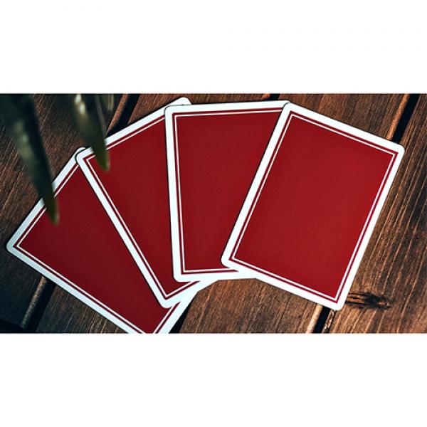 NOC Pro 2021 (Burgundy Red) Playing Cards - Marked