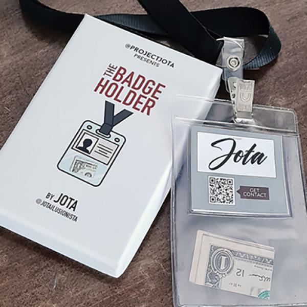 BADGE HOLDER (Gimmick and Online Instructions) by JOTA