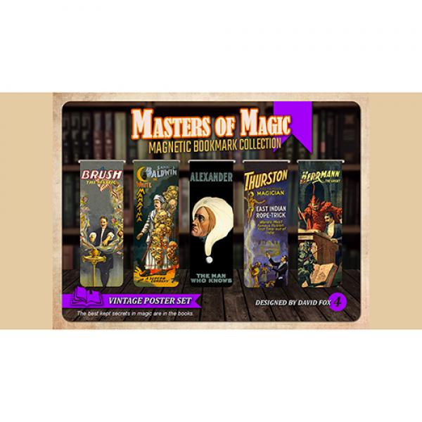 Masters of Magic Bookmarks Set Master Collection by David Fox